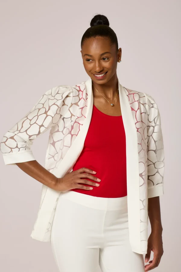 DOXA WHITE KIMONO JACKET TWO PIECE